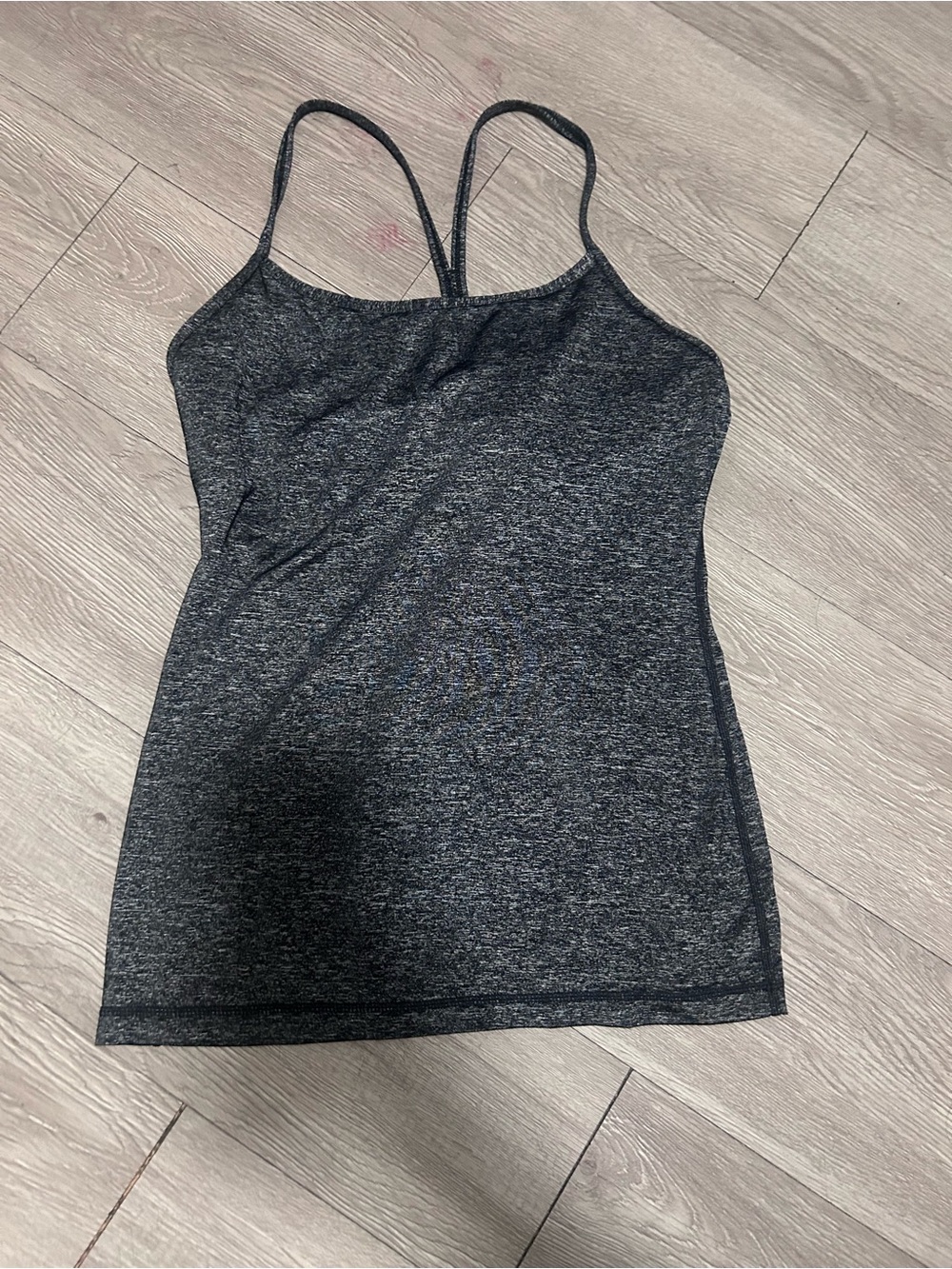lululemon athletica Charcoal Gray Heathered Spaghetti-Strap Tank